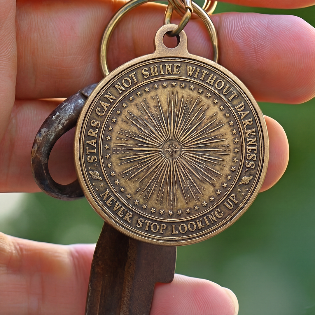 Per Aspera Ad Astra Key Tag