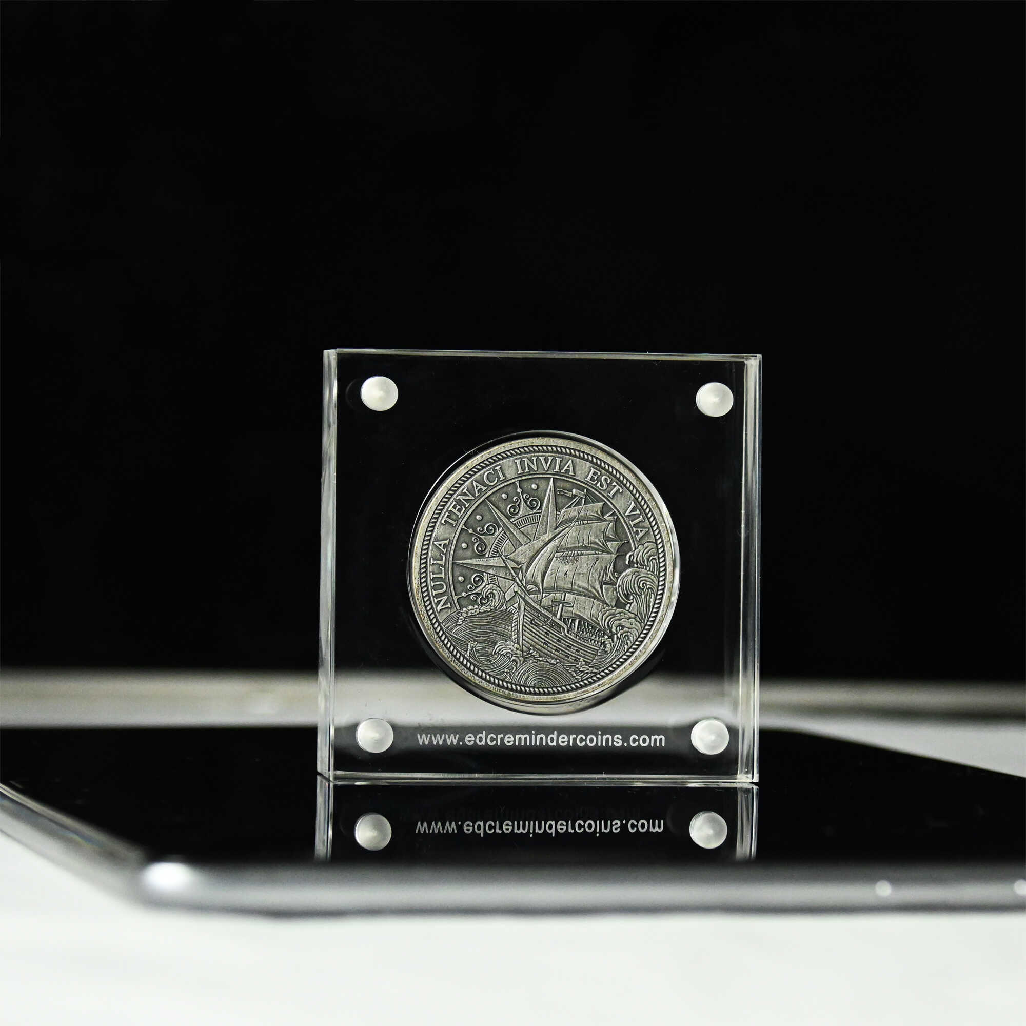 Display for one EDC Reminder Coin