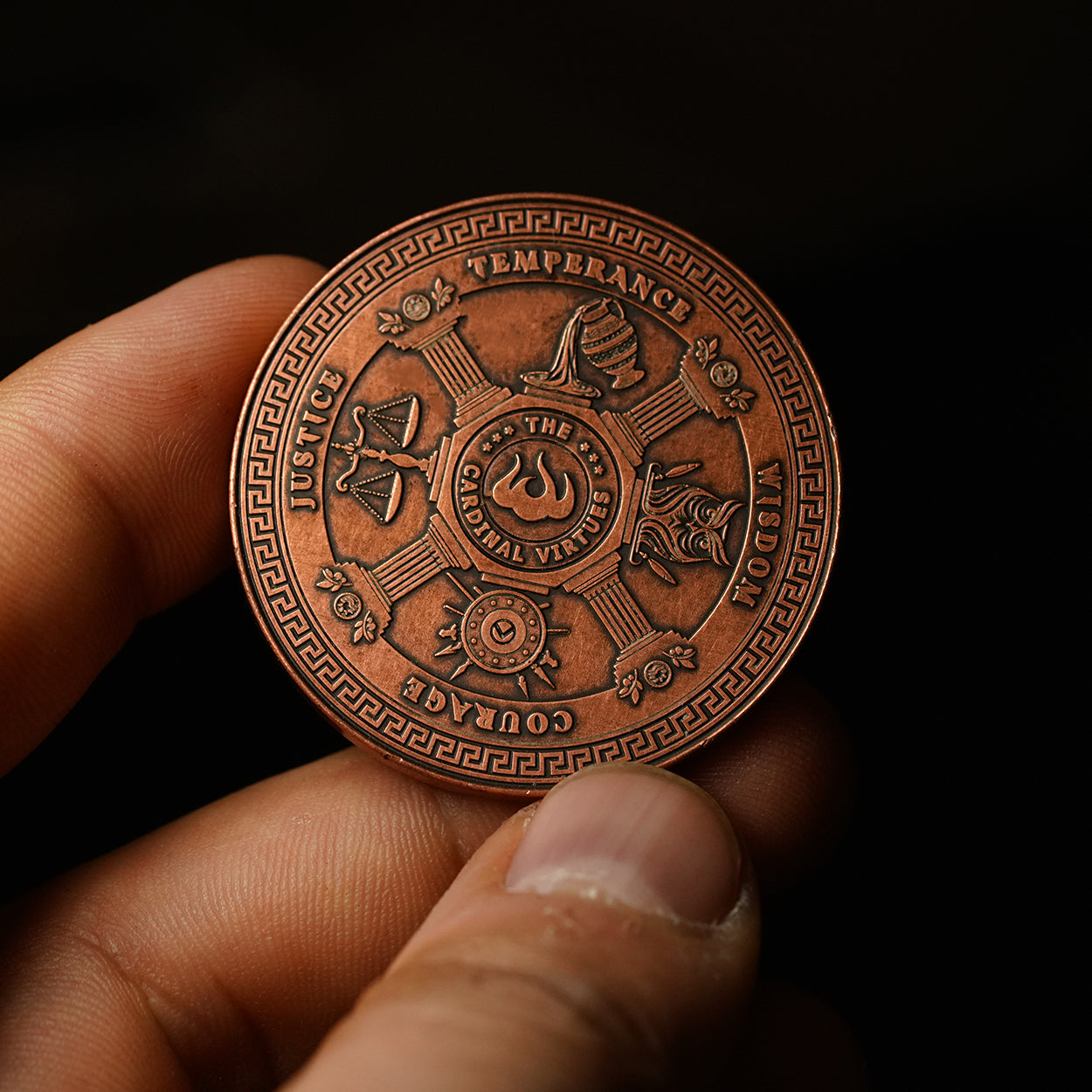Stoic Virtues Coin