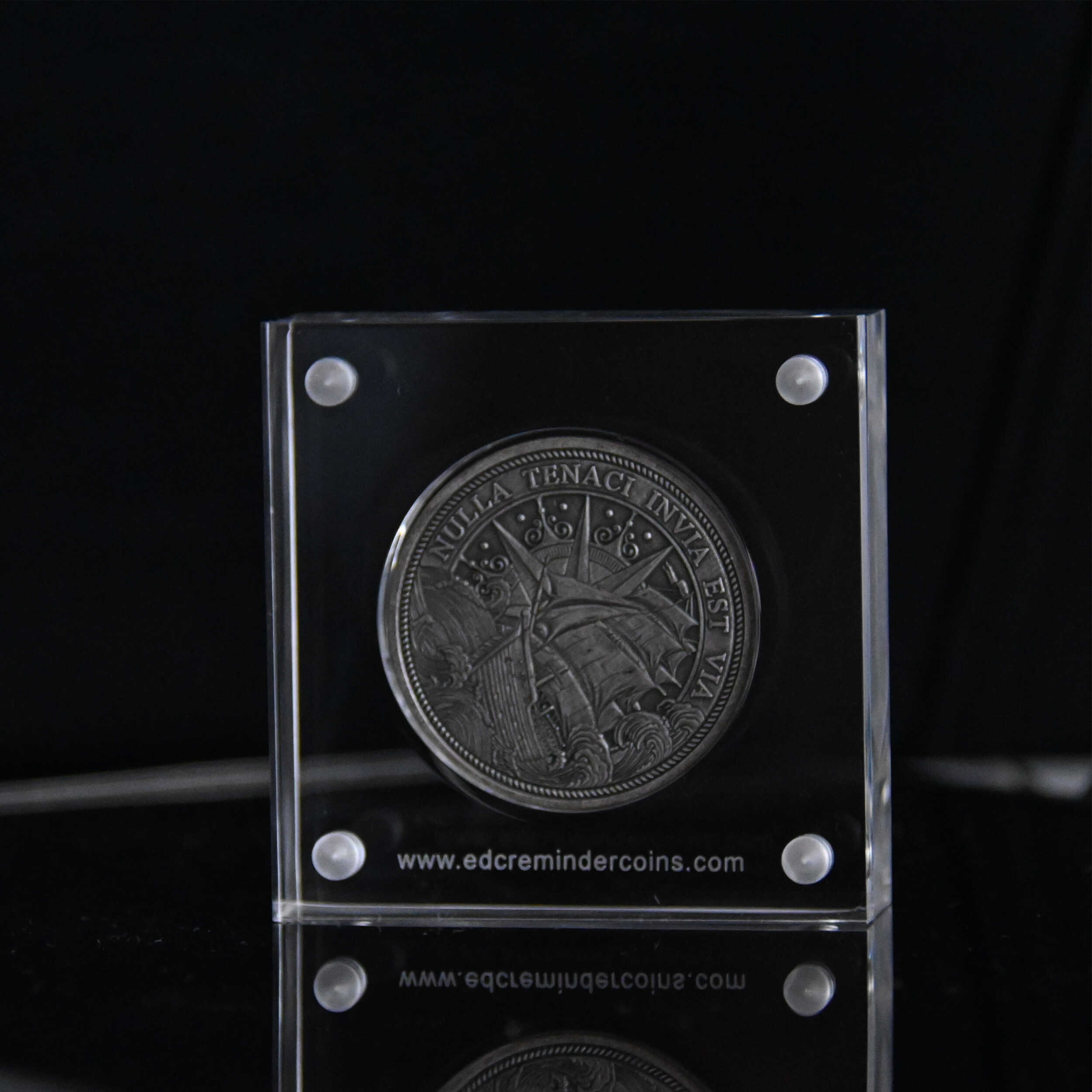 Display for one EDC Reminder Coin