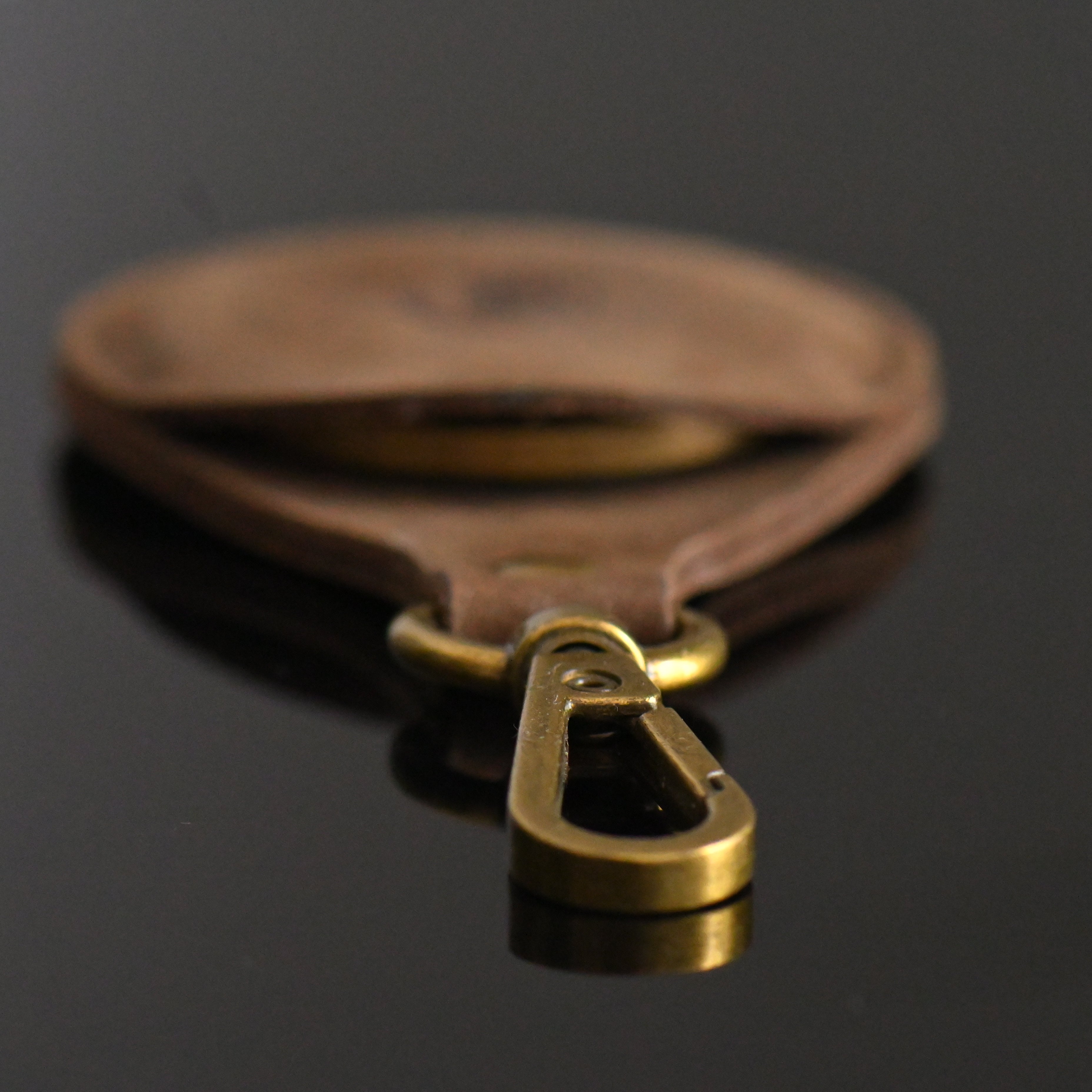 Coin Holder Leather Key Tag