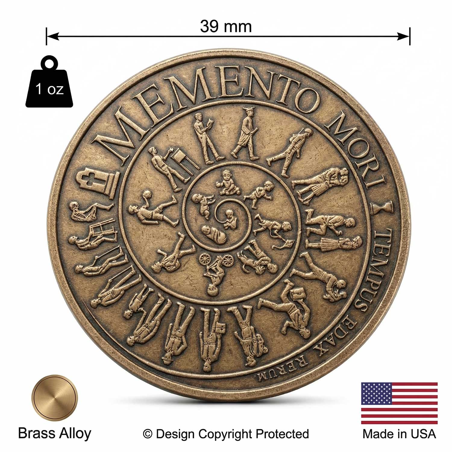Life Spiral Coin