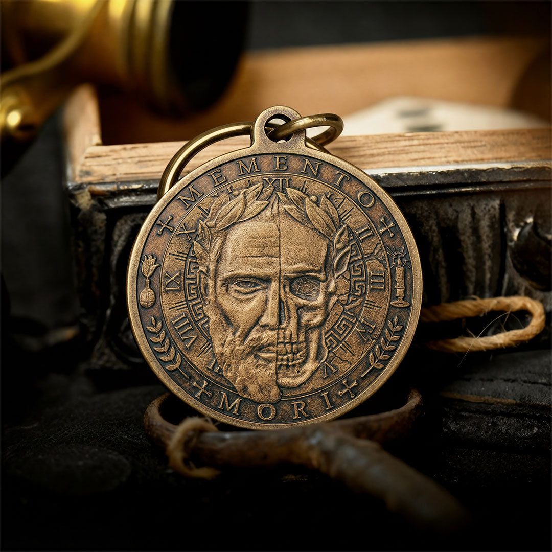 Memento Mori Key Tag