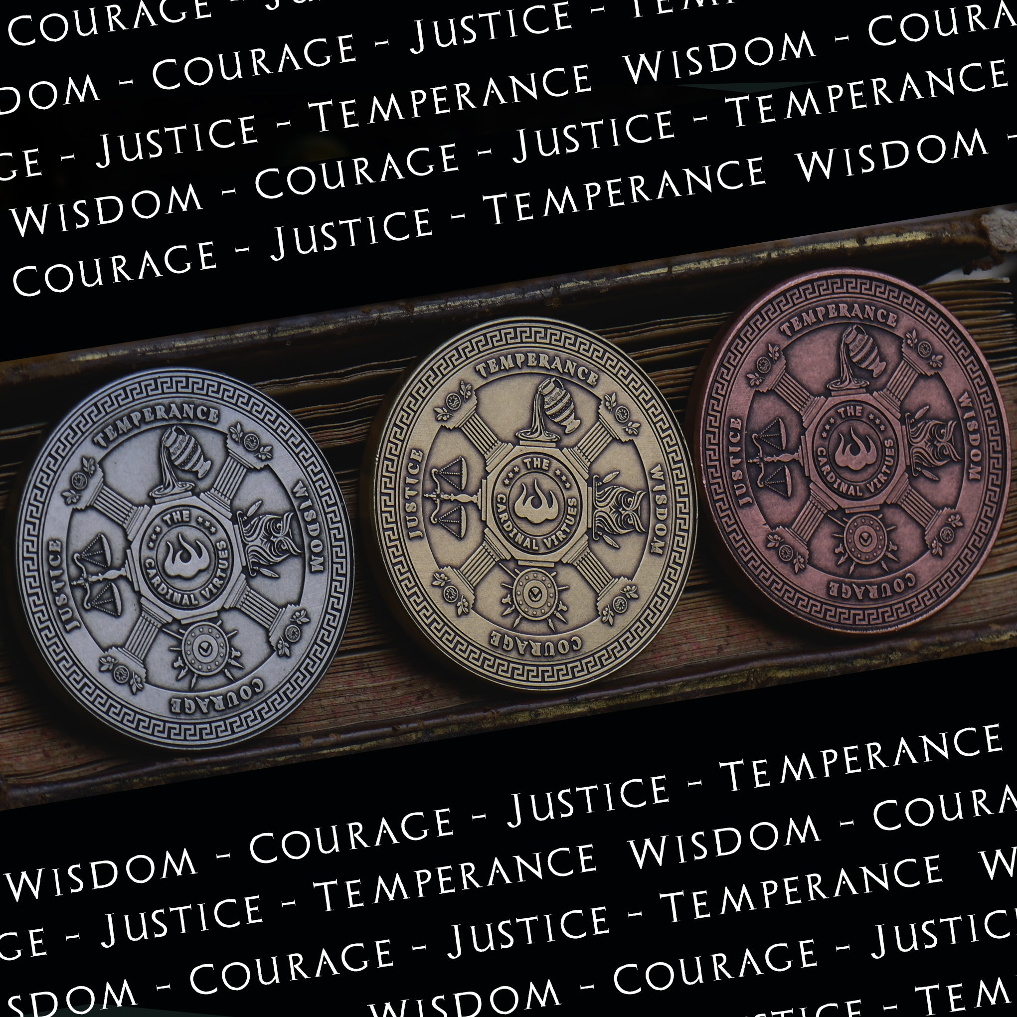 Stoic Virtues Coin