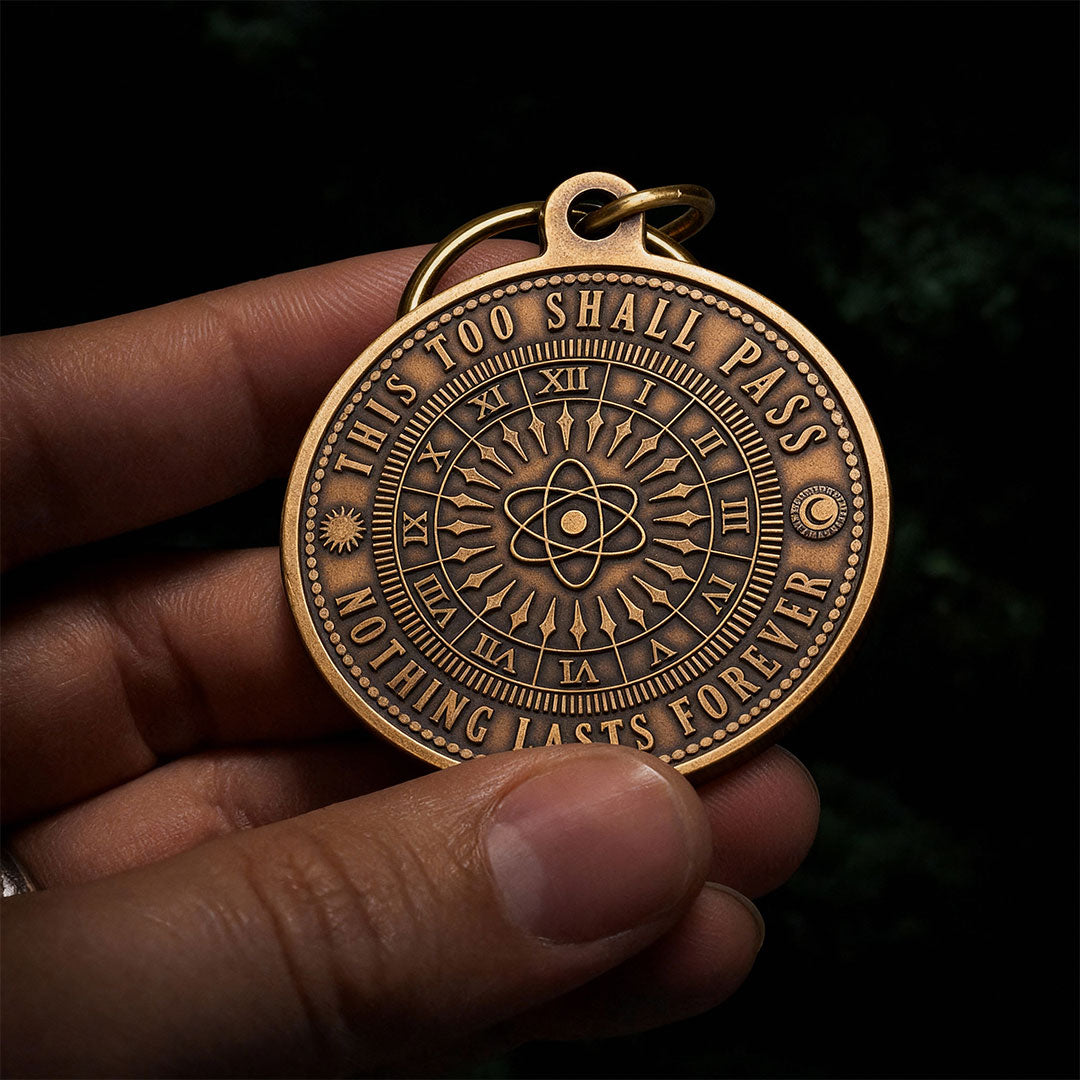 This Too Shall Pass Key Tag