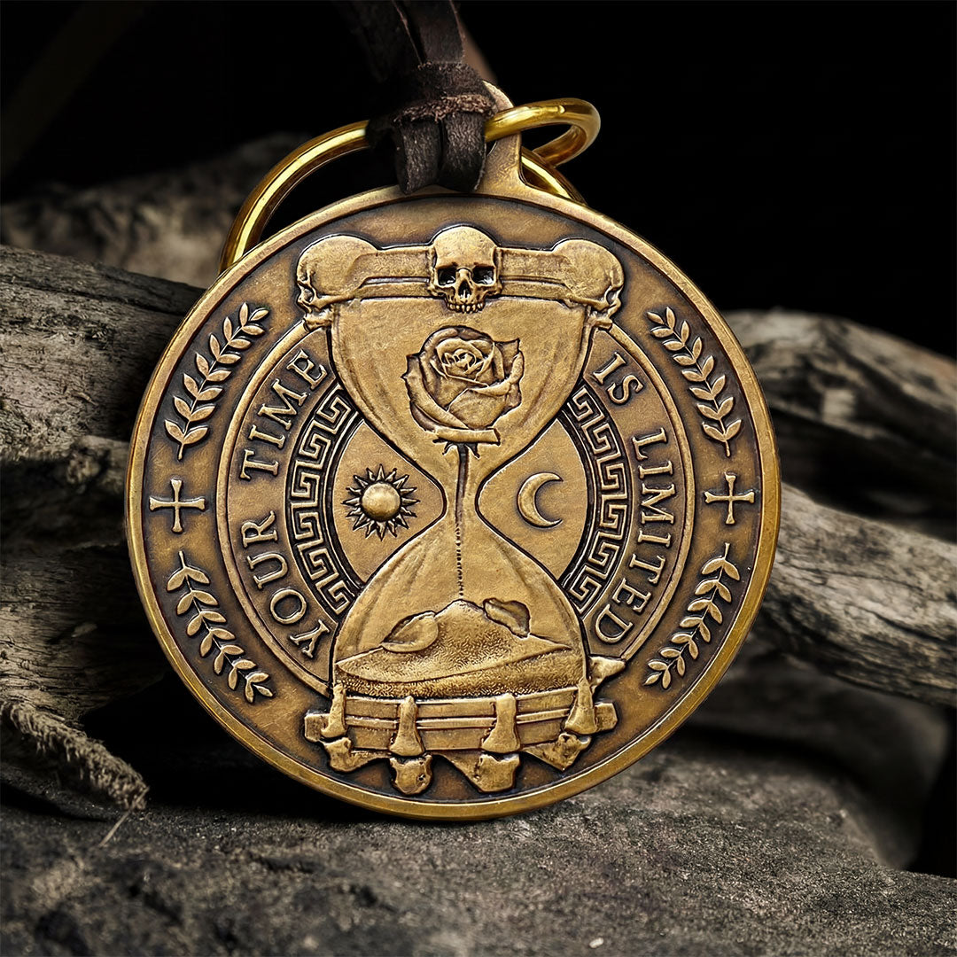 Memento Mori Key Tag